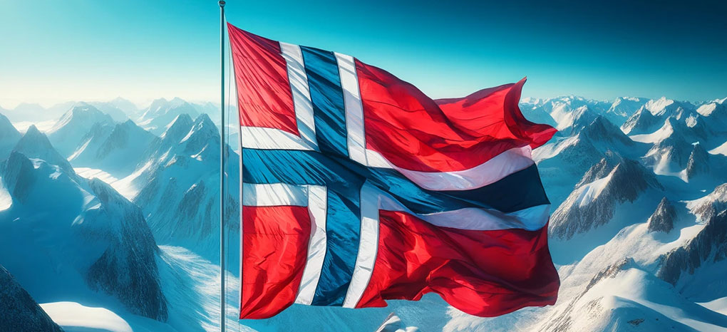 Norwegische Fahne