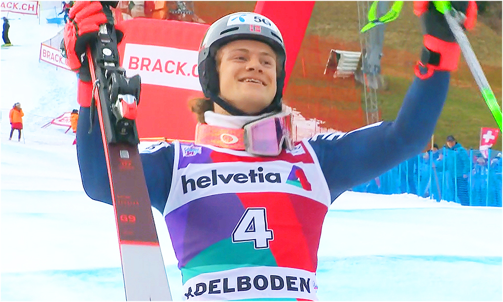 Lucas Braathen hat zwei der vier Männer-Slalom-Rennen in der Weltcup-Saison 2022/23 gewonnen.