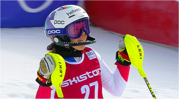 Der Ski Weltcup Winter war für die Schweizerin Aline Danioth mehr als nur turbulent