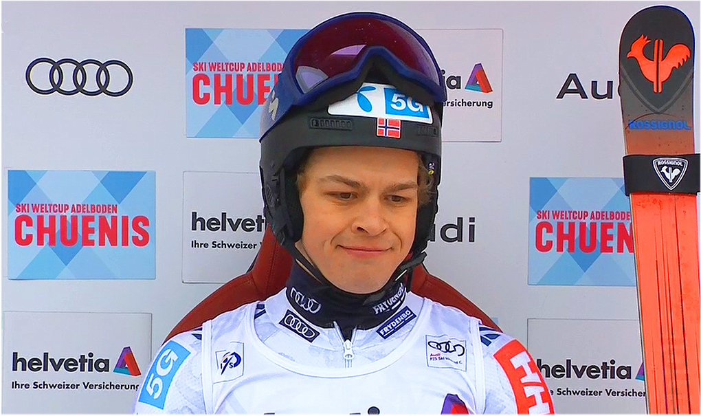 Alexander Steen Olsen übernimmt Führung beim Slalom auf dem Chuenisbärgli