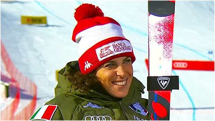 Federica Brignone siegt im 2. Ski Weltcup Super-G von St. Moritz
