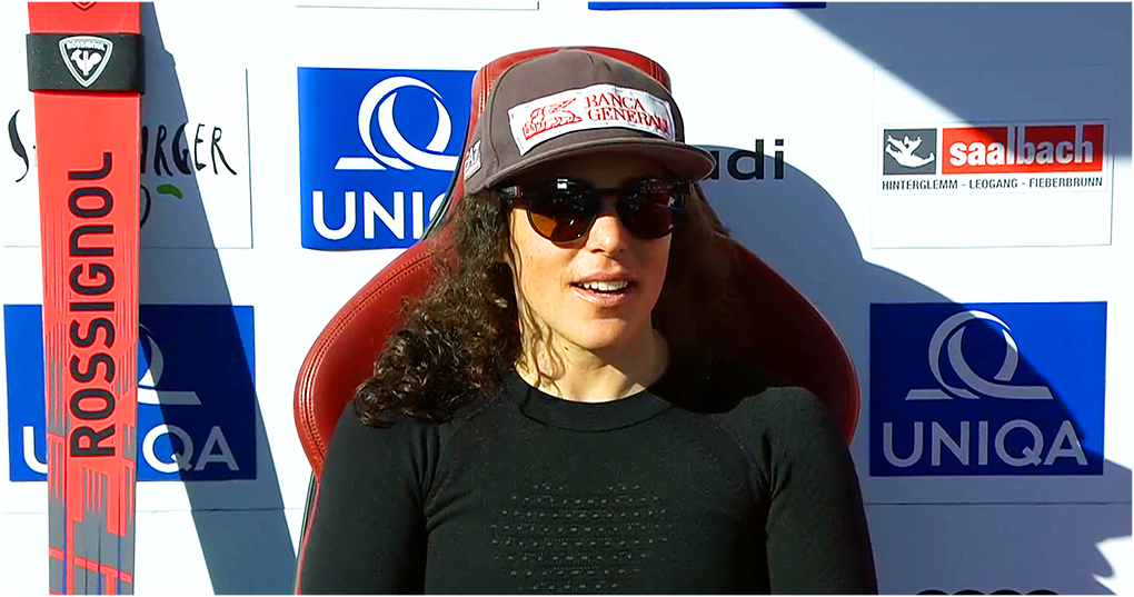 Federica Brignone übernimmt Zwischenführung beim Riesenslalom-Weltcup-Finale und setzt Lara Gut-Behrami unter Druck.