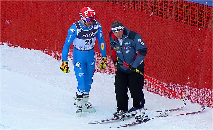Für Mattia Casse ist der Ski Weltcup Winter 2021/22 beendet