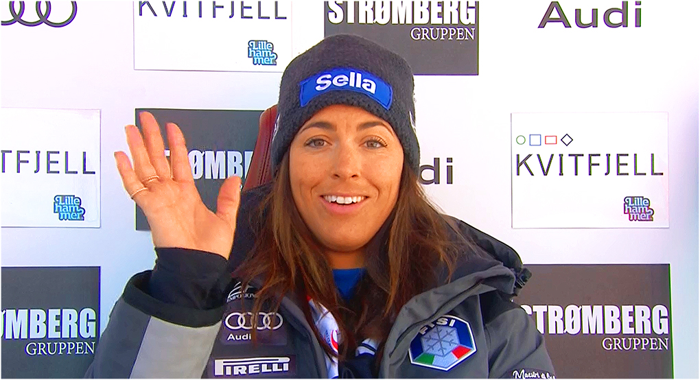 Elena Curtoni meldet sich zurück und will in der Ski Weltcup Saison 2024/25 um Podestplätze fahren.