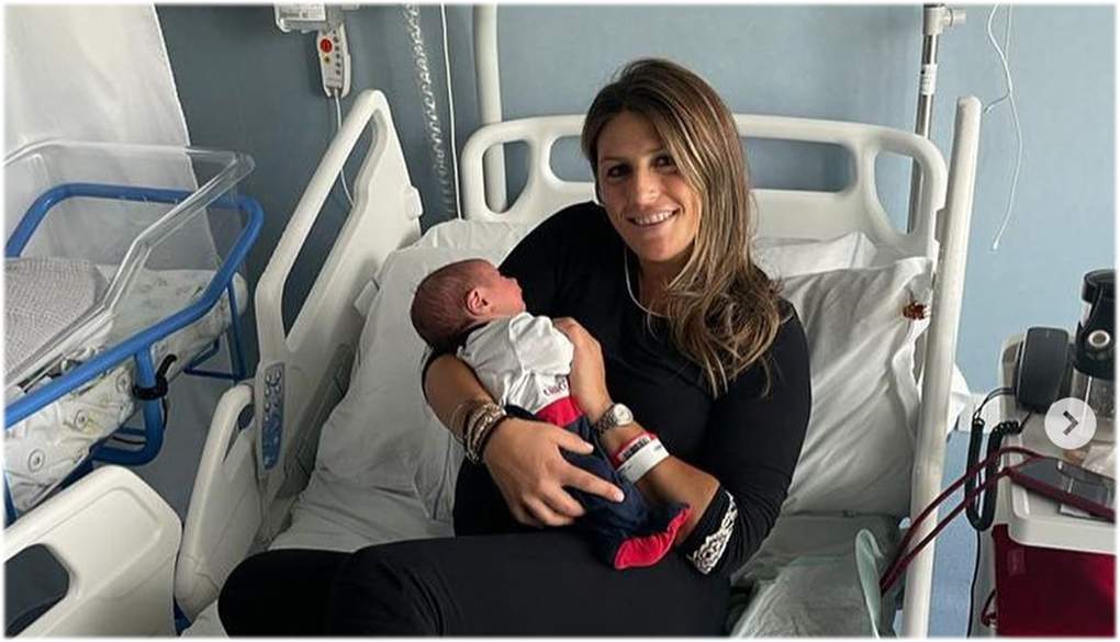 Nadia Fanchini verkündet die Geburt ihres dritten Kindes, Giacomo (Foto: © Nadia Fanchini / Instagram)