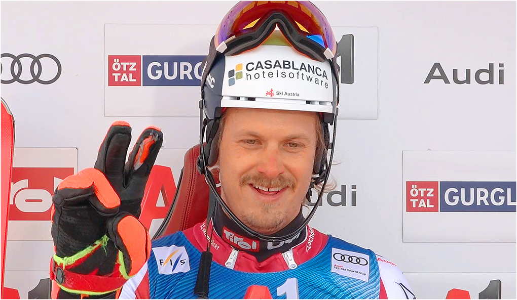 Manuel Feller mit Traumlauf nach dem 1. Slalom-Durchgang in Gurgl in Führung