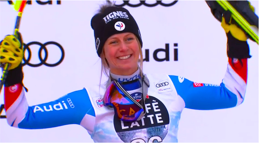 Französin Laura Gauche mit Tagesbestzeit beim 1. Damen-Abfahrtstraining in Cortina d'Ampezzo