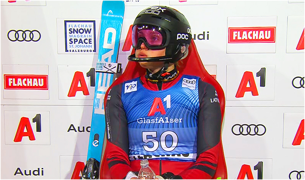 Dzenifera Germane aus Lettland holt Slalom-Gold bei der Junioren WM 2024