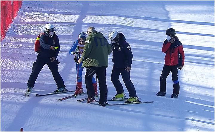 Ganz Ski-Italien bangt um das Knie von Sofia Goggia