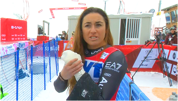 Ist Sofia Goggia am Samstag bei der Abfahrt in St. Moritz wieder einsatzbereit ist?