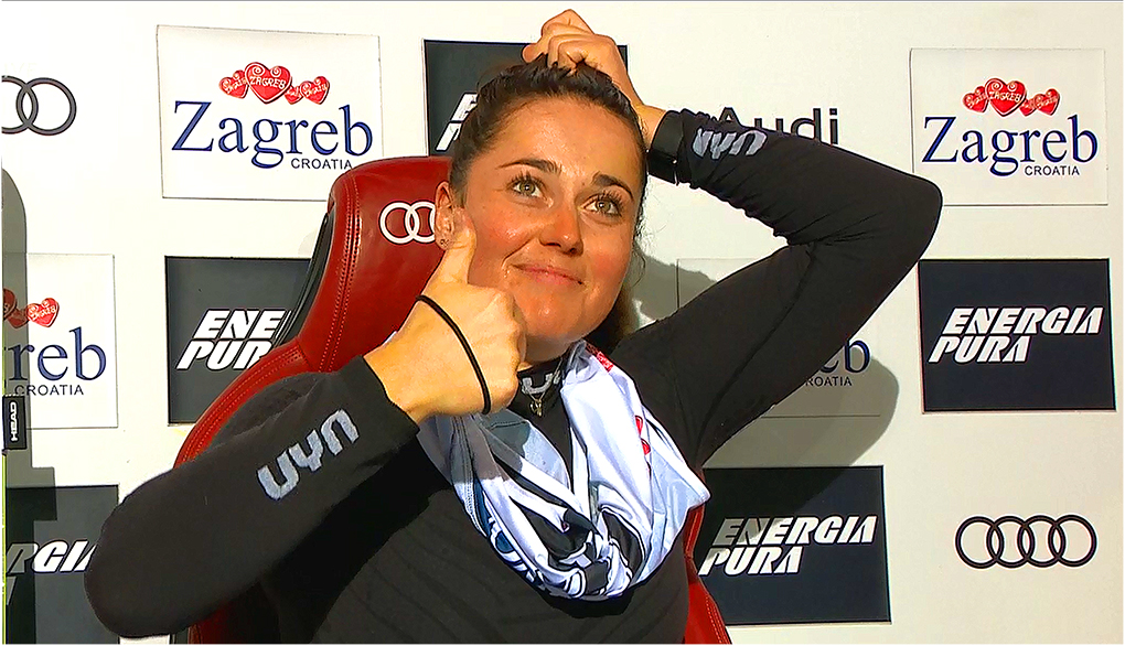 Franziska Gritsch beendet den 1. Slalom in Zagreb, als beste Österreicherin, auf dem 7. Platz