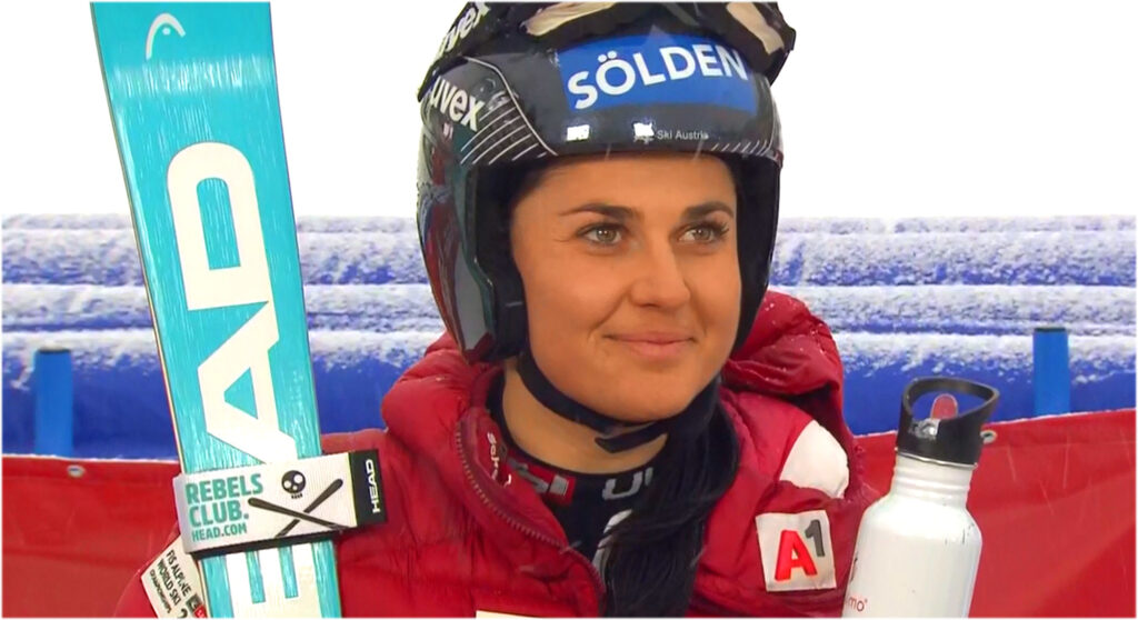 Franziska Gritsch im Rampenlicht: Erstes Ski-Weltcup Solo-Rennen in Courchevel