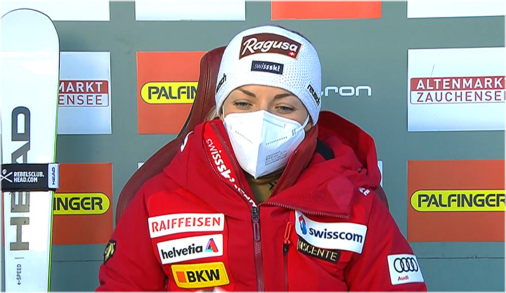 Lara Gut Behrami gewinnt Ski Weltcup Abfahrt in Zauchensee