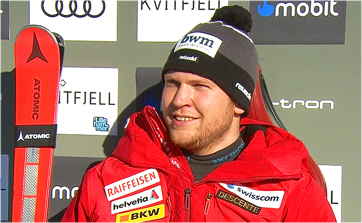 Niels Hintermann konnte am 4. März 2020 in Kvitfjell seinen bisher einzigen Weltcupsieg in der Abfahrt feiern.