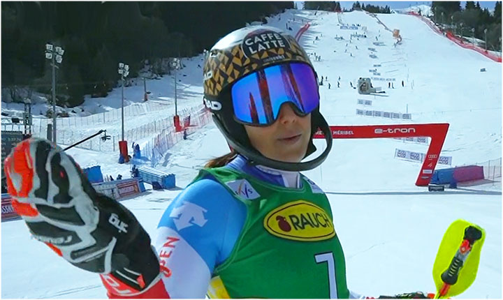 Wendy Holdener (im Bild) und Michelle Gisin führen das Swiss-Ski-Team in Levi an
