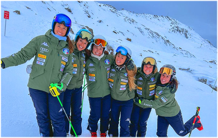 Nicht nur die Delago Schwestern freuen sich über die guten Trainingsbedingungen in Ushuaia (Foto: © Nadia Delago / Instagram)