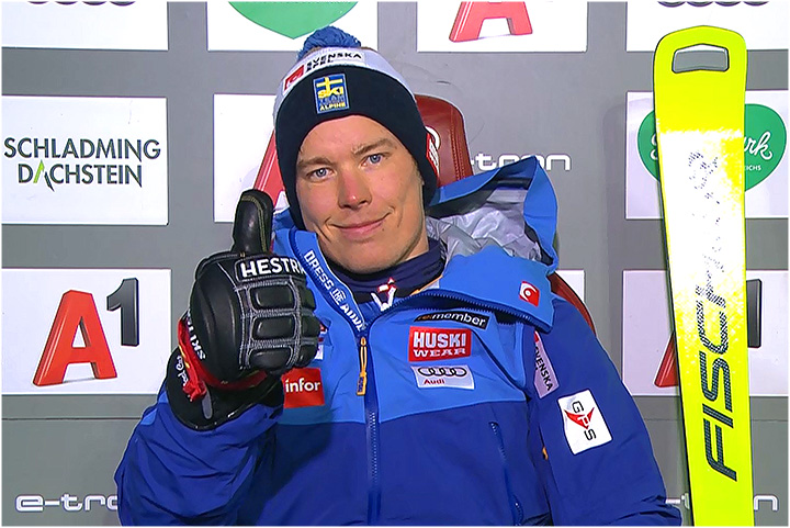 Kristoffer Jakobsen übernimmt Führung beim Ski Weltcup Slalom von Schladming - Finale live ab 20.45 Uhr
