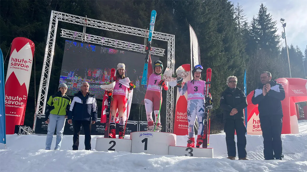 Österreicherin Victoria Olivier ist Junioren Weltmeisterin 2024 in der Abfahrt (Foto: © Ski Austria)