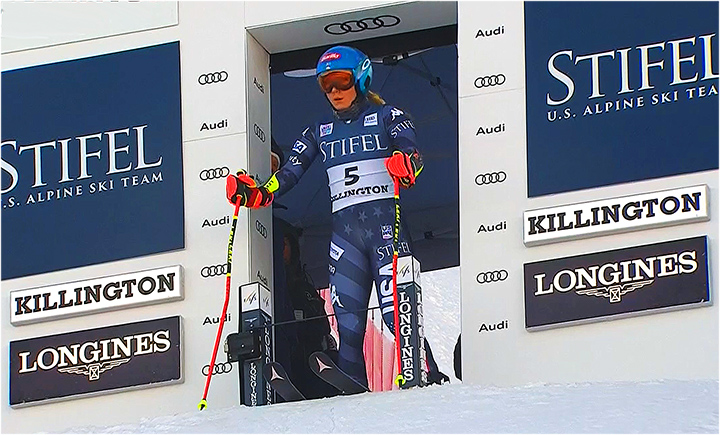 Shiffrin hat alle fünf Weltcup-Slalomrennen der Frauen in Killington gewonnen.