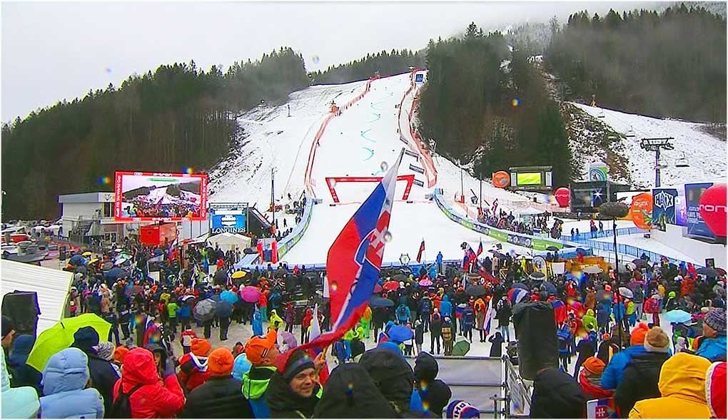 Rennpiste Podkoren in Kranjska Gora (SLO)