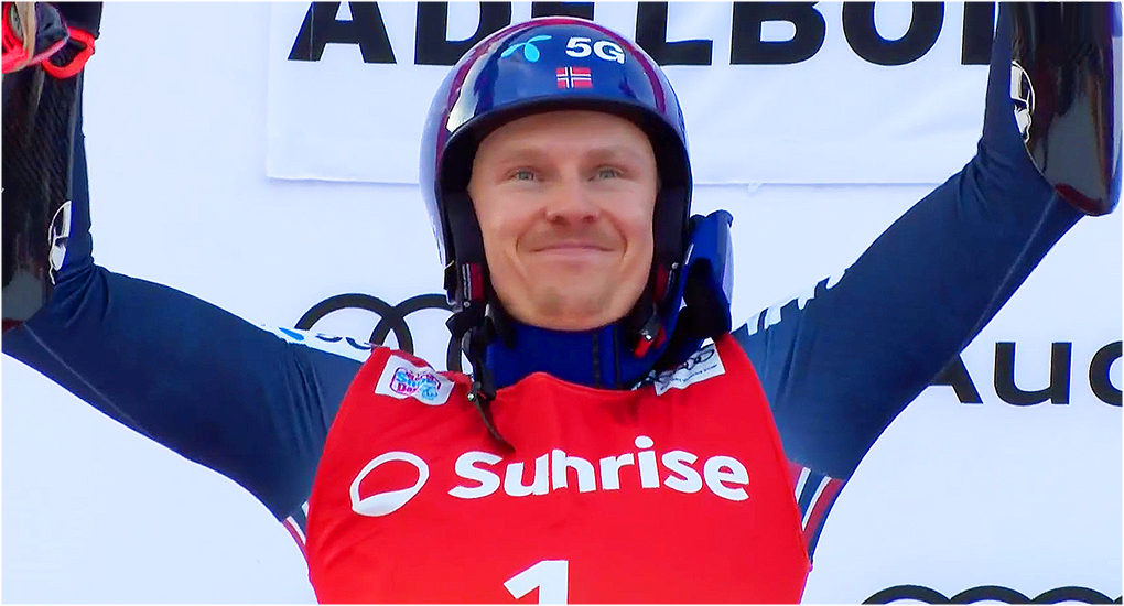Henrik Kristoffersen gewann den letzten Weltcup-Slalom in Garmisch-Partenkirchen.