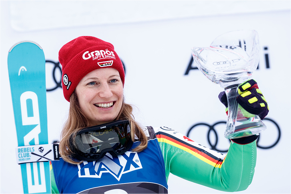 Lena Dürr sichert sich viertes Slalom-Podium der Saison in Kranjska Gora (© HEAD/ GEPA pictures/ Matic Klansek)