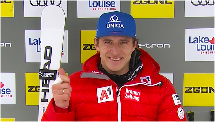 Matthias Mayer gewinnt Ski Weltcup Abfahrt in Lake Louise