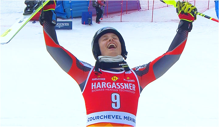Atle Lie McGrath gewinnt Slalom beim Ski Weltcup Finale in Courchevel/Méribel