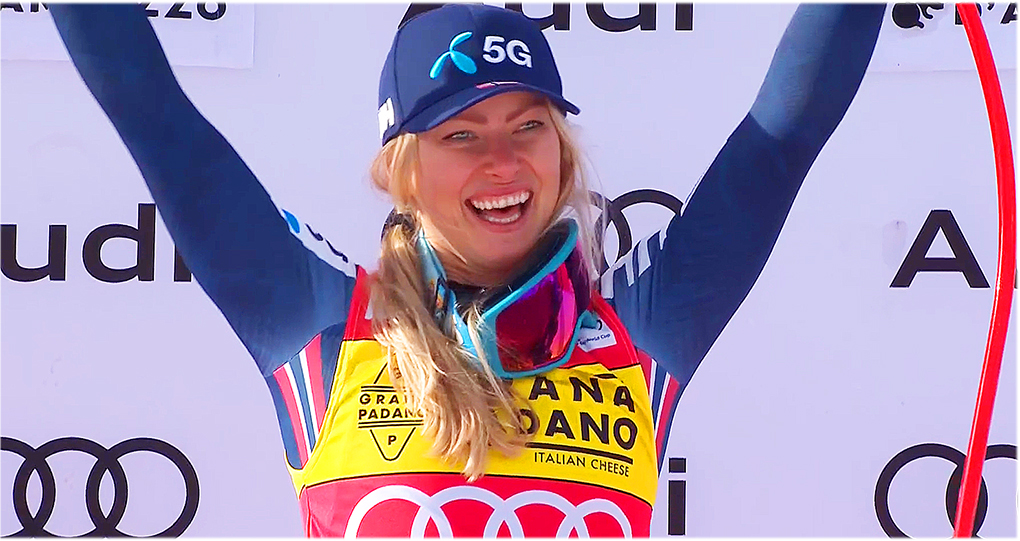 Ragnhild Mowinckel gewinnt Super-G in Cortina d'Ampezzo