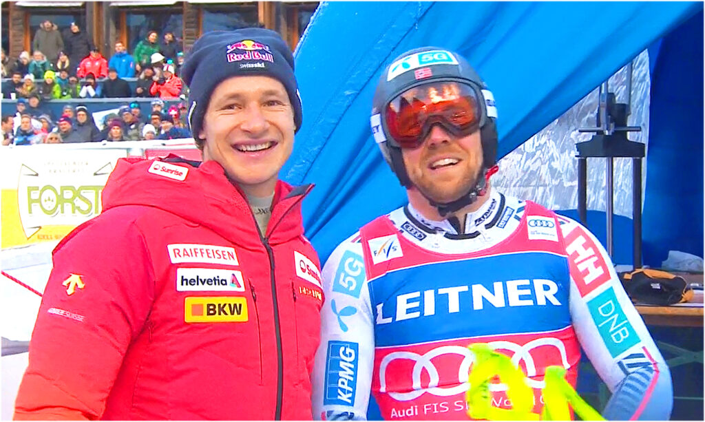 Der Sieg beim Super-G in Gröden führt über Marco Odermatt und Aleksander Aamodt Kilde