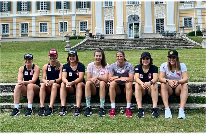 ÖSV Damen News: Das neu formierte WC3-Team absolvierte fünf Trainingstage im Schloß Schielleiten. (Foto: © ÖSV)