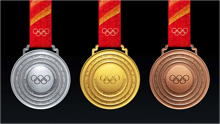 China enthüllt die olympischen Medaillendesigns für die Winterspiele 2022 (Foto: © Olympics.com)