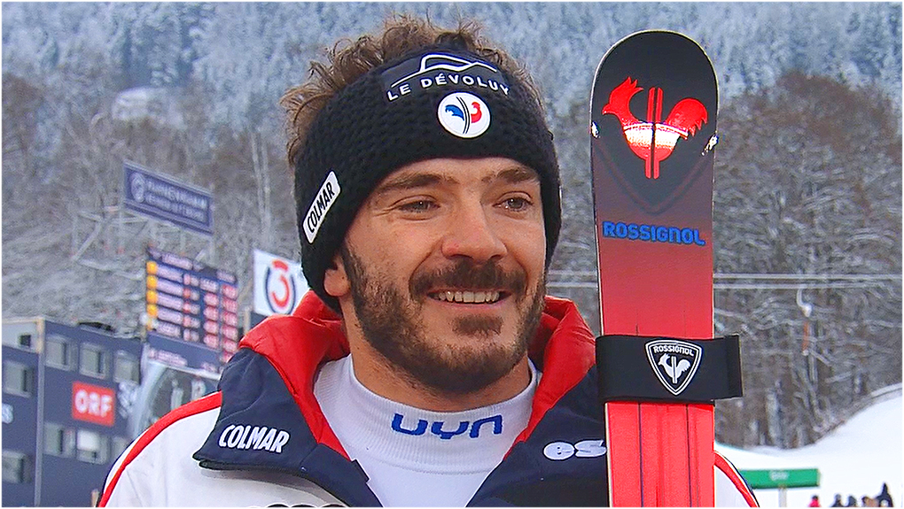 Ski Weltcup News: Cyprien Sarrazin mit Bestzeit beim 2. Abfahrtstraining in Wengen