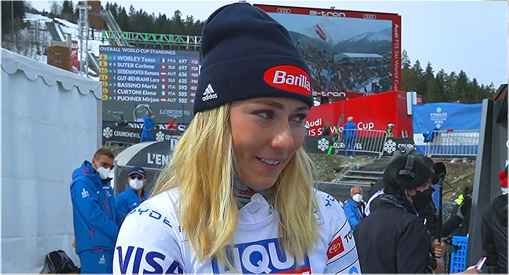 Mikaela Shiffrin macht sich über die Zukunft des Ski Weltcup Sorgen