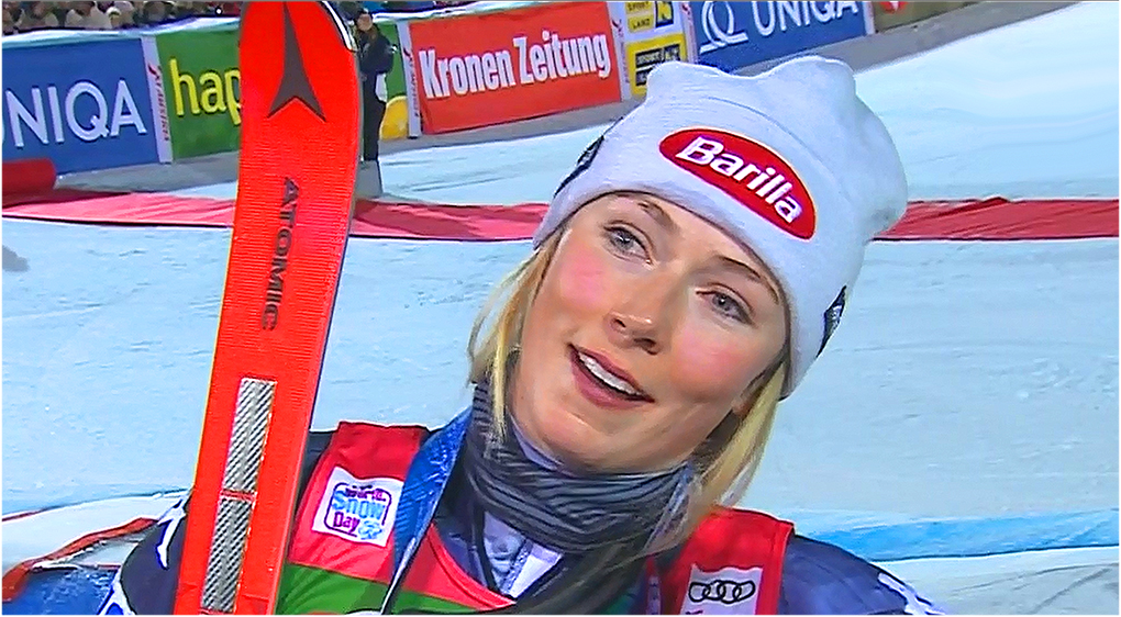 Mit dem Erfolg im heutigen Slalom geht das Semmering-Triple an Mikaela Shiffrin