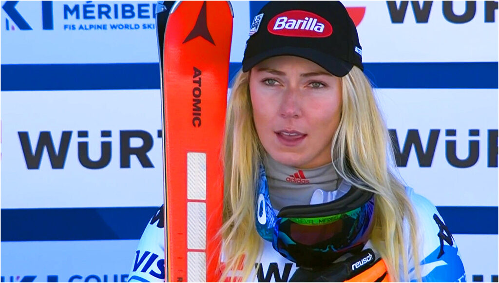 Die Riesenslalom Weltmeisterin 2023 heißt Mikaela Shiffrin