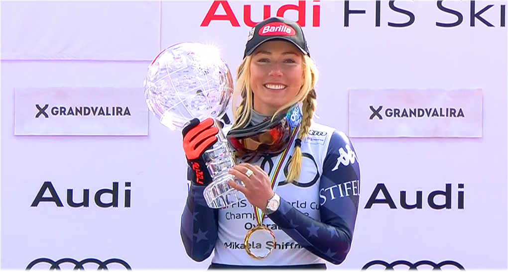 Mikaela Shiffrin – die erfolgreichste Alpinskifahrerin aller Zeiten und zweifache Olympiasiegerin.