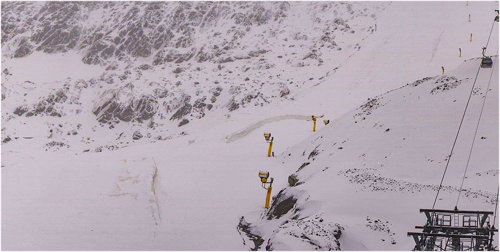 Rennhang in Sölden (AUT)