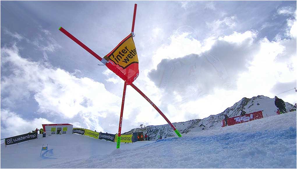 Riesenslalom-Piste in Sölden (AUT)