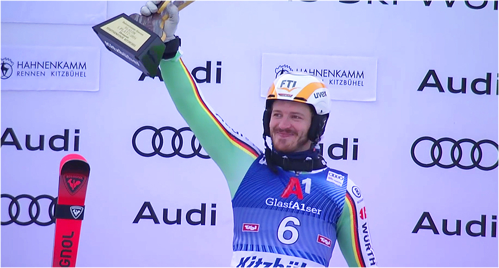 Linus Straßer sichert sich die Goldene Gams im Kitzbüheler Slalom