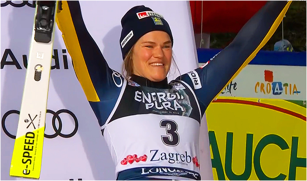 HEAD NEWS: Drittes Slalom-Podium für Anna Swenn-Larsson