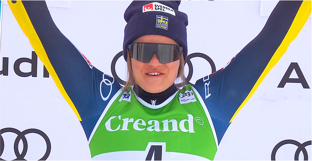Schwedin Anna Swenn Larsson gewinnt Slalom der Damen in Soldeu