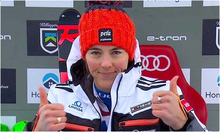 Für Petra Vlhova steht in Schladming die kleine Slalomkugel zur Abholung bereit.