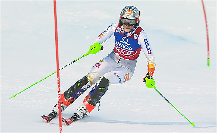 Petra Vlhová hat vier der fünf Slalom-Rennen in dieser Saison gewonnen.