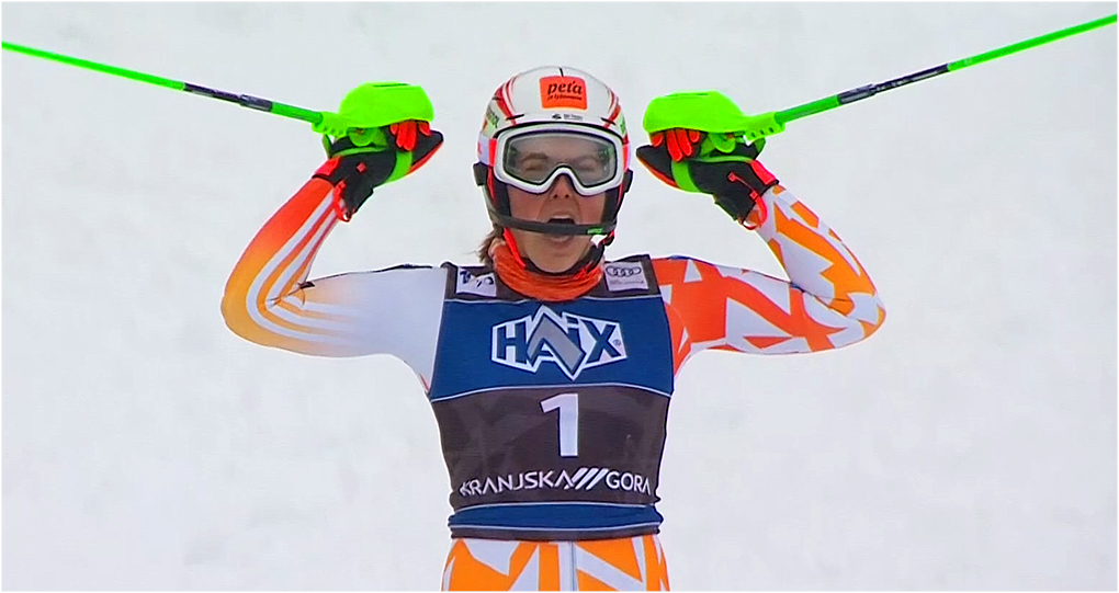 Petra Vlhova gewinnt Slalom von Kranjska Gora und greift nach der Slalom-Kristallkugel