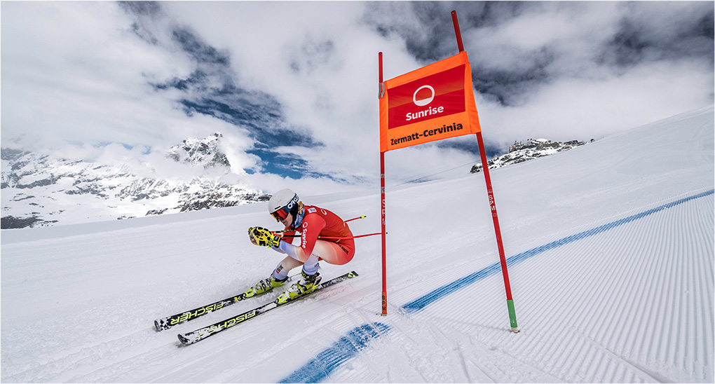 Das Matterhorn ruft: Schweizer Skifahrer bereiten sich auf die neue Herausforderung vor. (Foto: © PHOTOSTEPHANBOEGLI / SPEED OPENEING)