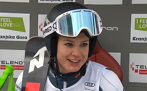 Andreja Slokar gewinnt zweiten Europacup-Slalom in Gstaad