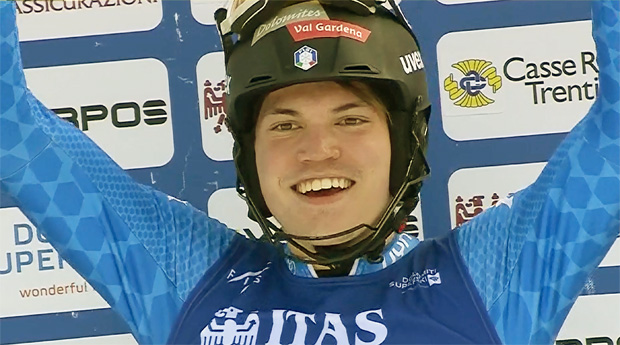 Wolkensteiner Alex Vinatzer ist Slalom Junioren-Weltmeister 2019