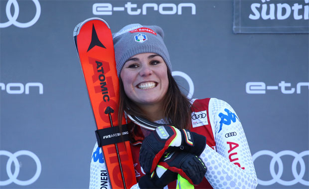 Nicol Delago ist für ihren ersten Sieg im Ski Weltcup bereit (Foto: Archivo FISI/Pentaphoto/Alessandro Trovati)