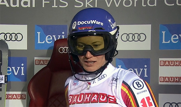 Lena Dürr möchte den Schwung der letzten Slalom Rennen mit nach Flachau nehmen.
